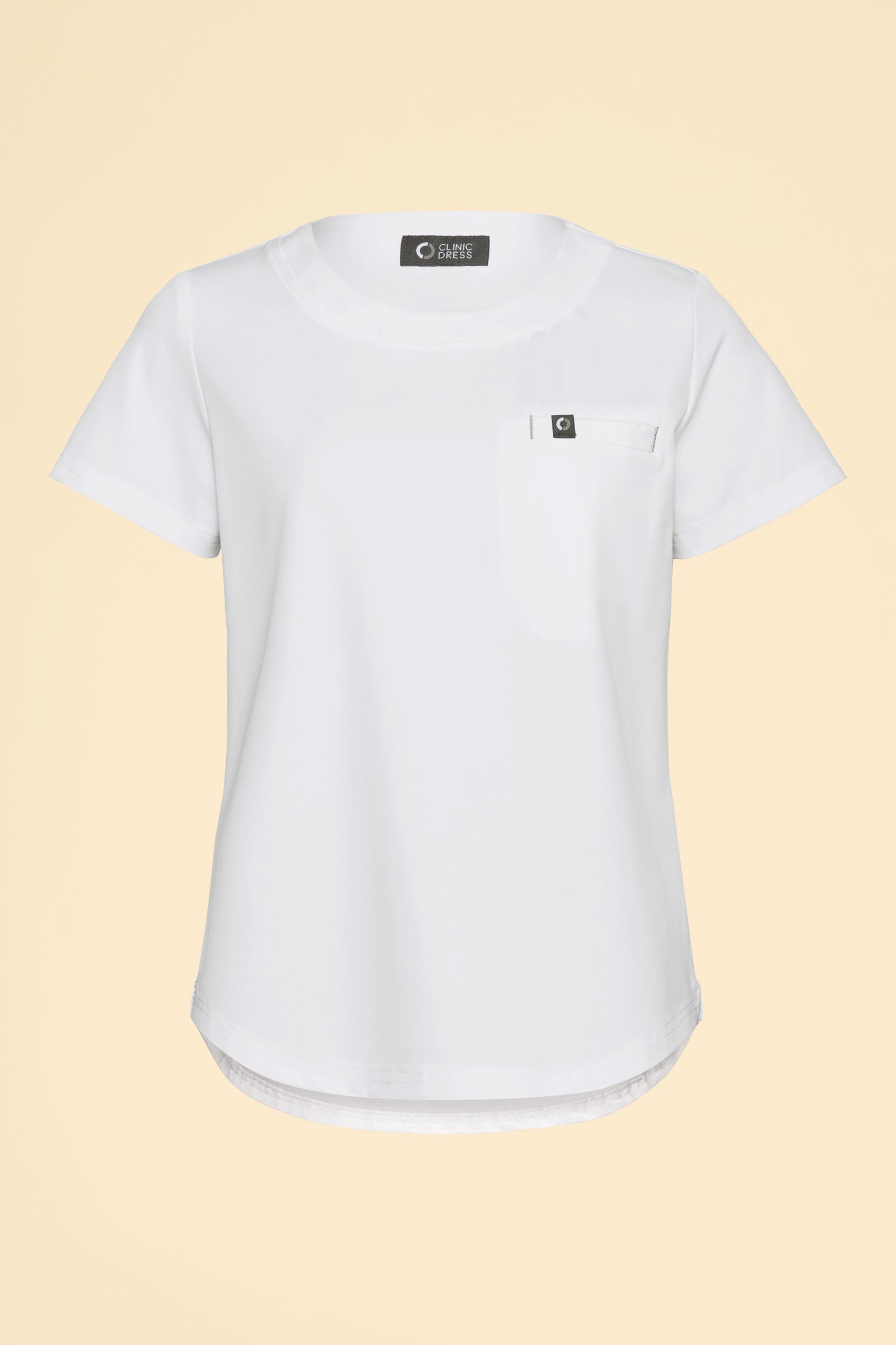 KAERE Shirt Damen - Rundhalsausschnitt weiss, Vue de face 