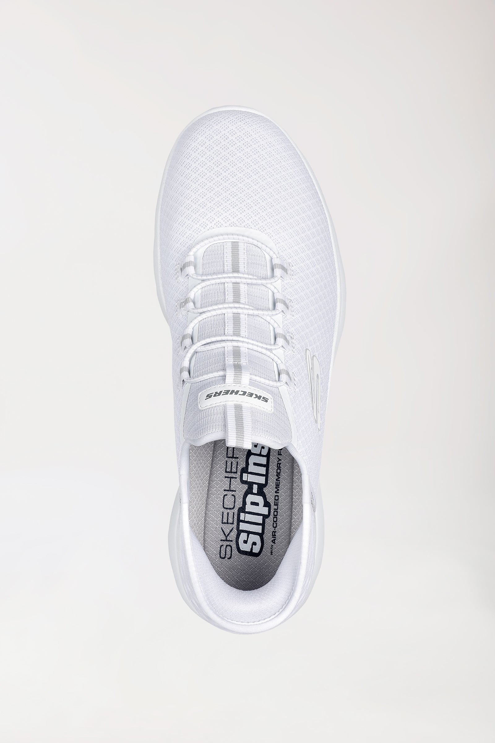 Herren Sneaker-SKECHERS Slip-ins-weiss, Vorderansicht 