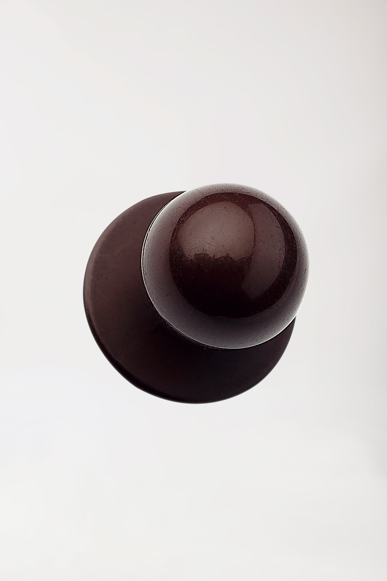 Gastro Kugelknöpfe Unisex - 12 Stück braun