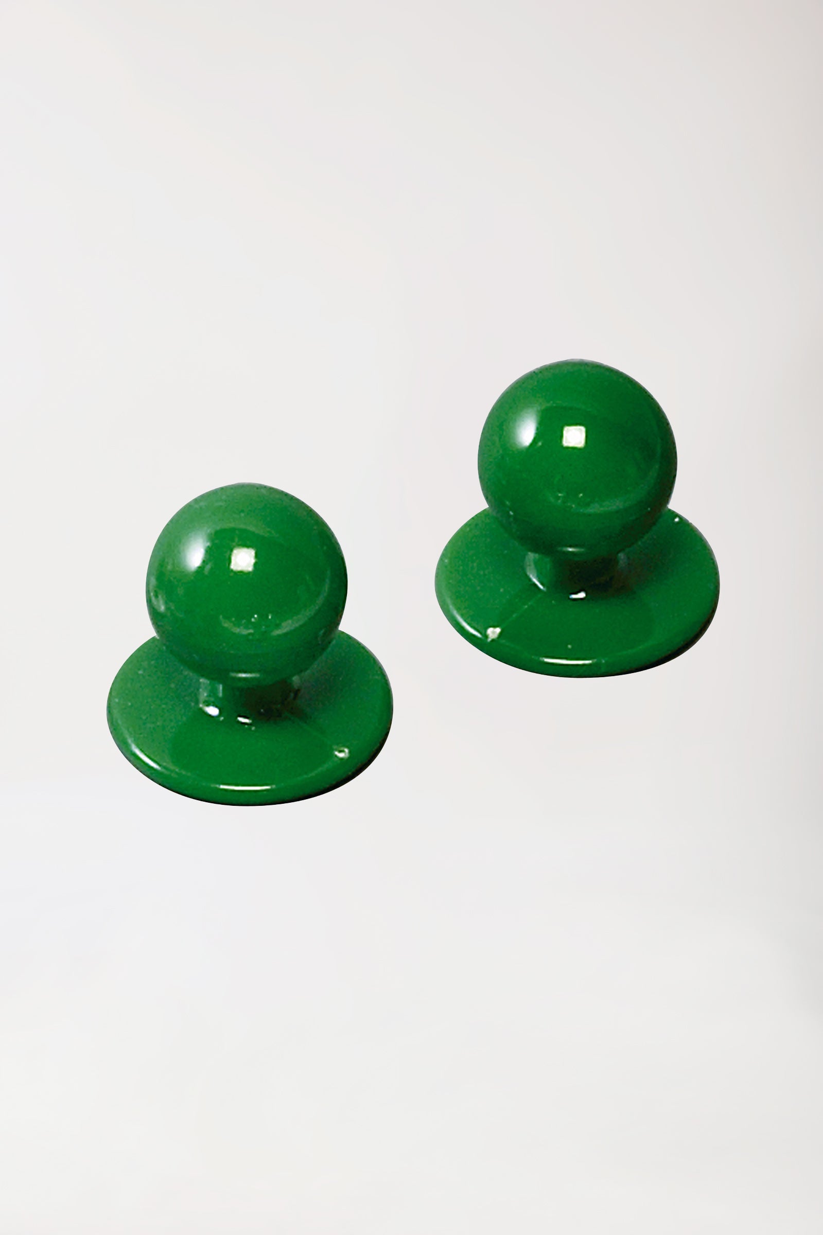 Gastro Kugelknöpfe Unisex - 12 Stück grün