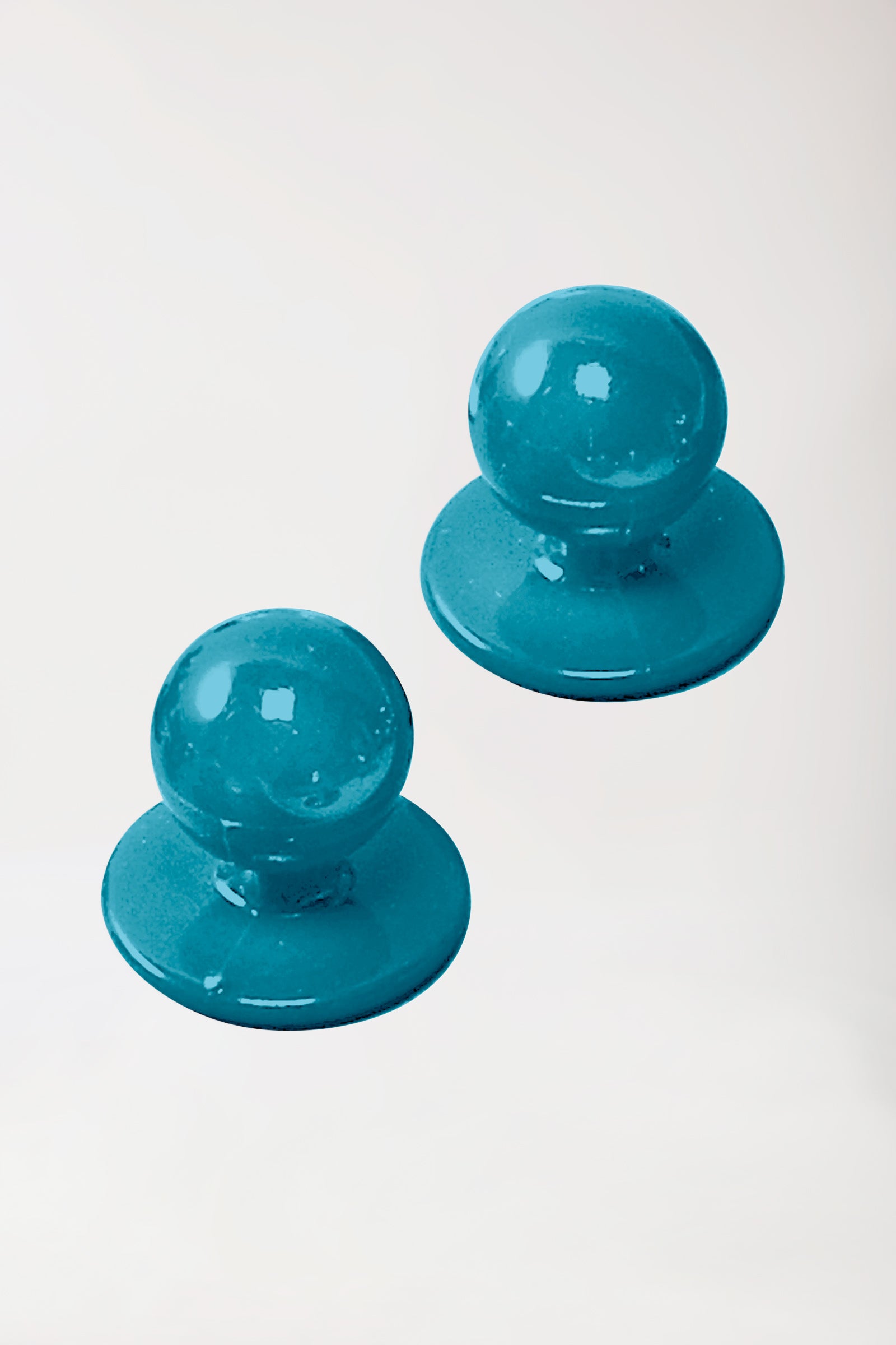 Gastro Kugelknöpfe Unisex - 12 Stück petrol