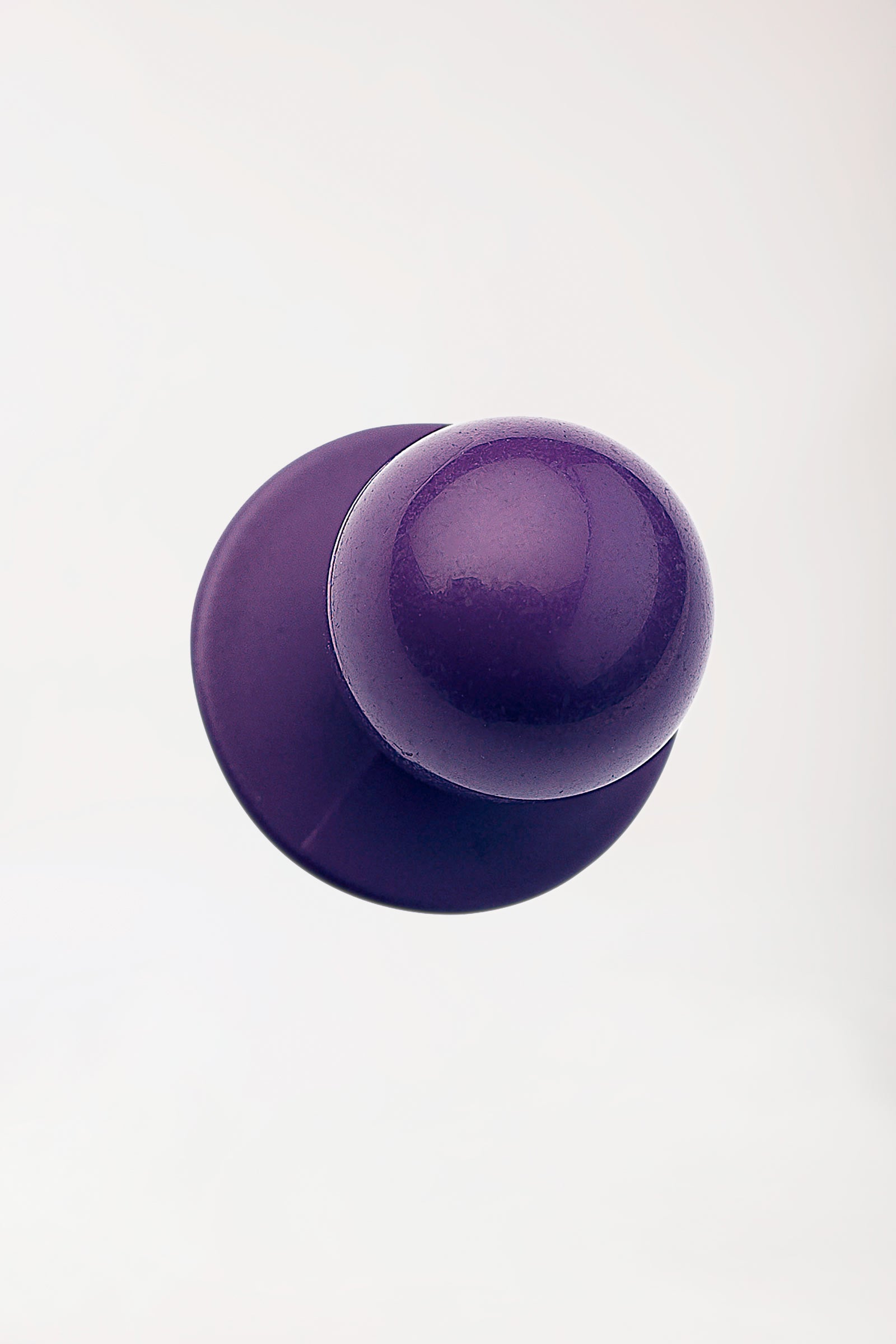 Gastro Kugelknöpfe Unisex - 12 Stück pflaume