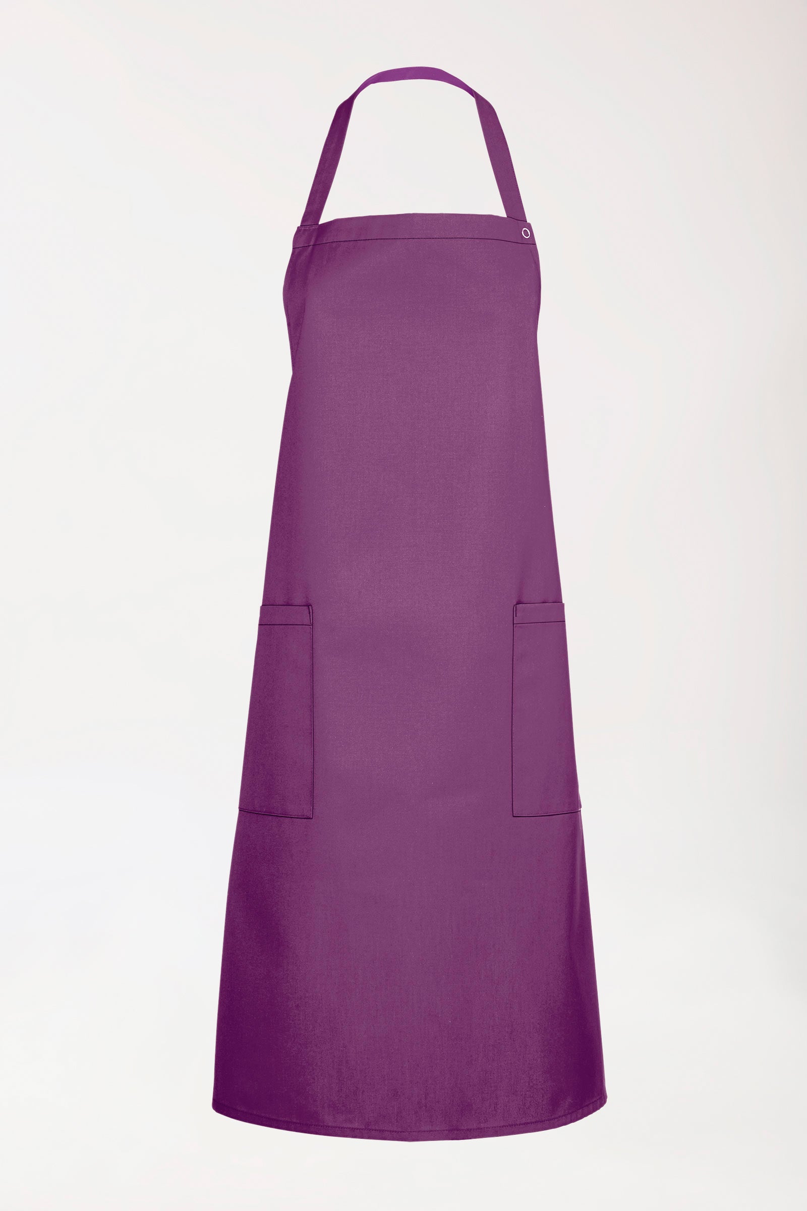 Gastro Latzschürze Unisex - Einheitsgrösse pflaume