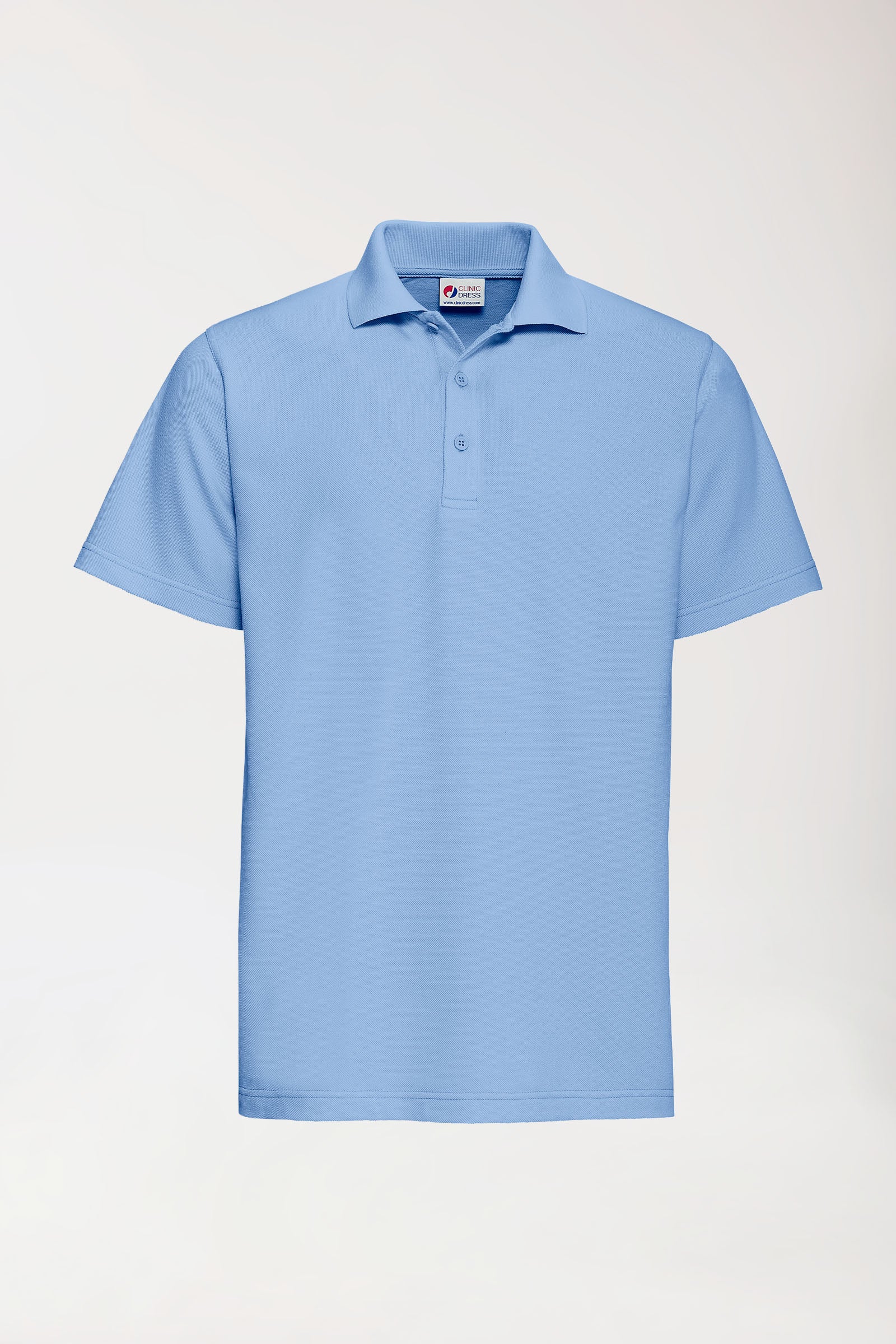 CORE Shirt Unisex - Polokragen himmelblau