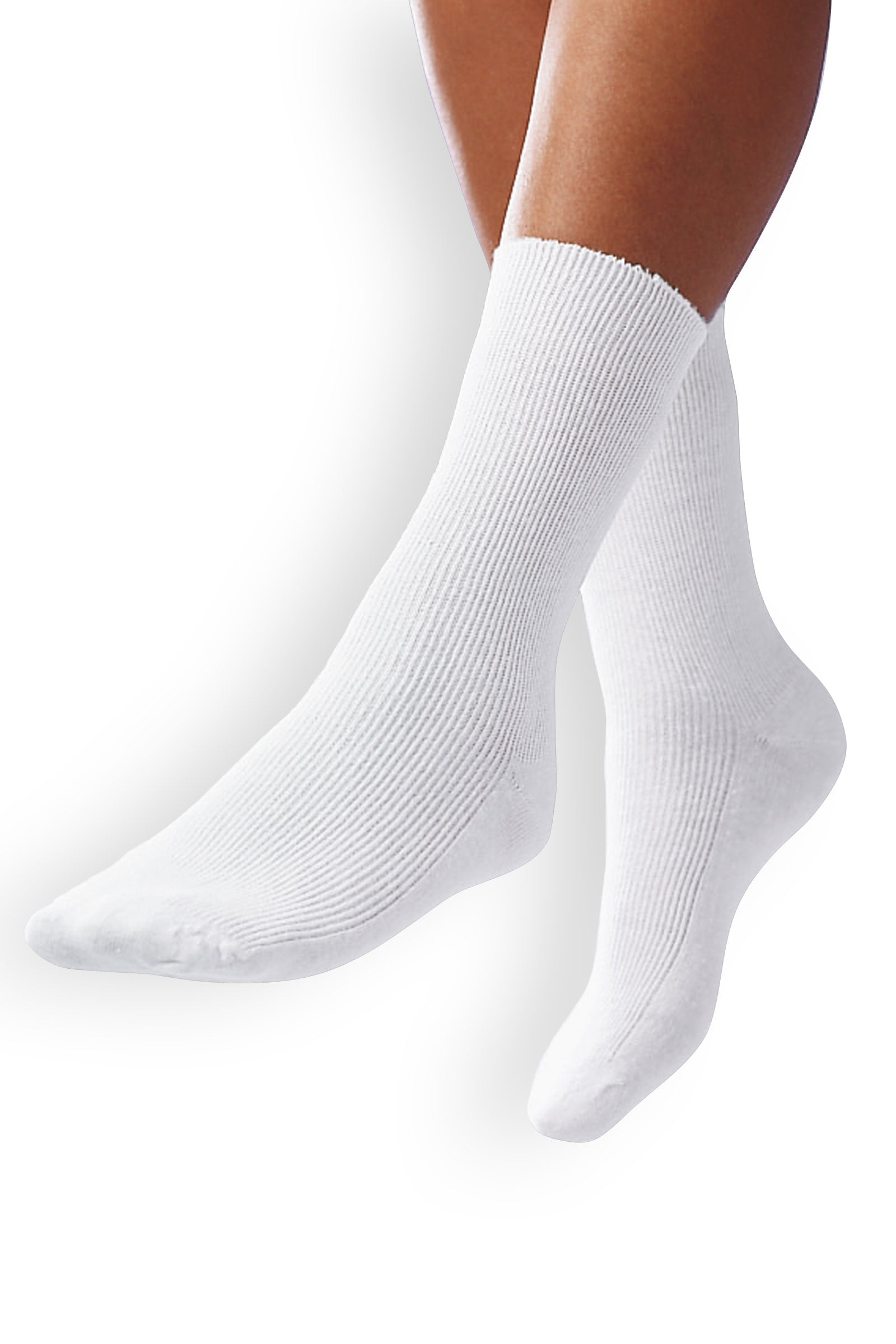 Baumwollsocken 5er-Pack Weiss