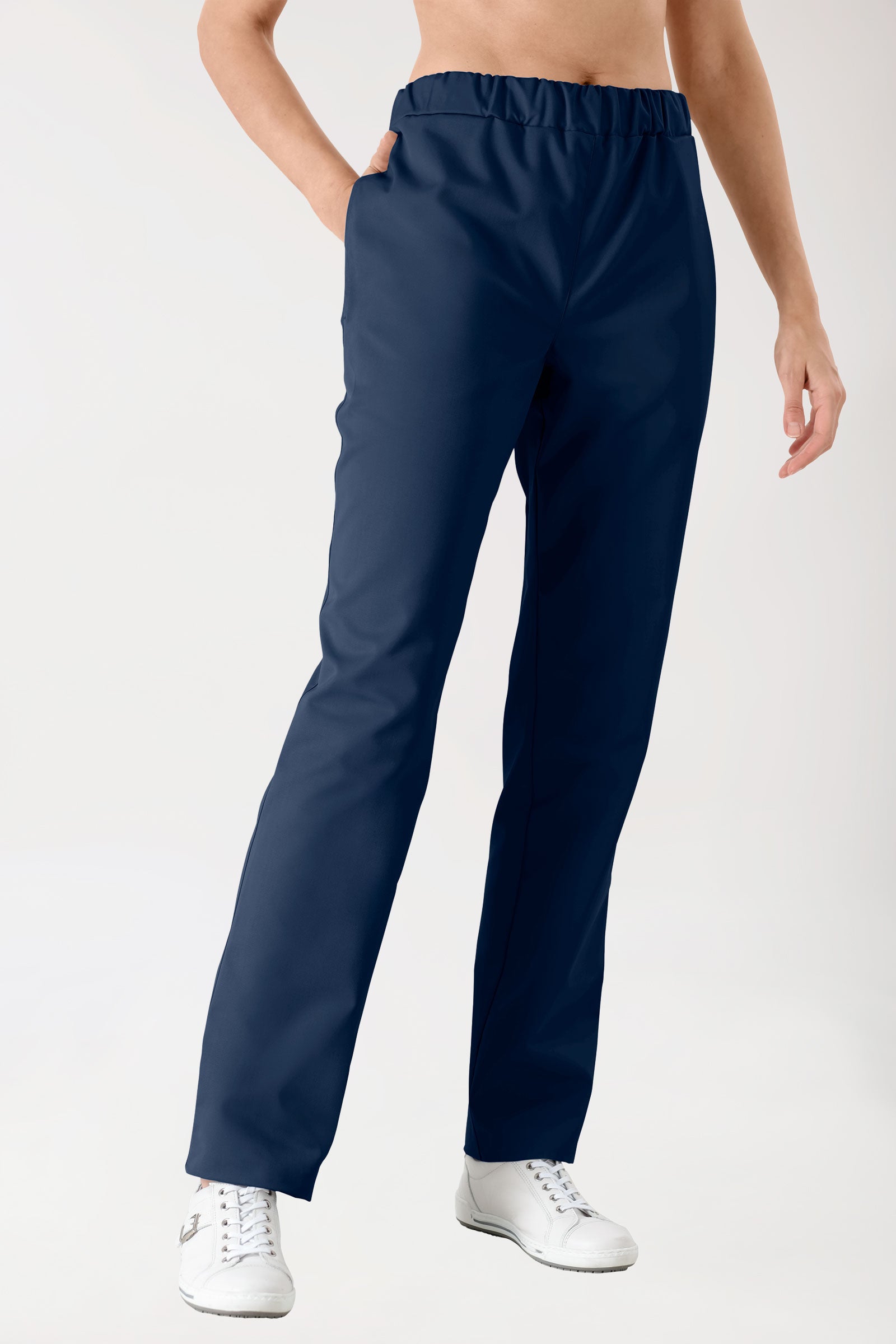 JUST STRONG Hose Unisex - Gummibund navy, Vue de face 