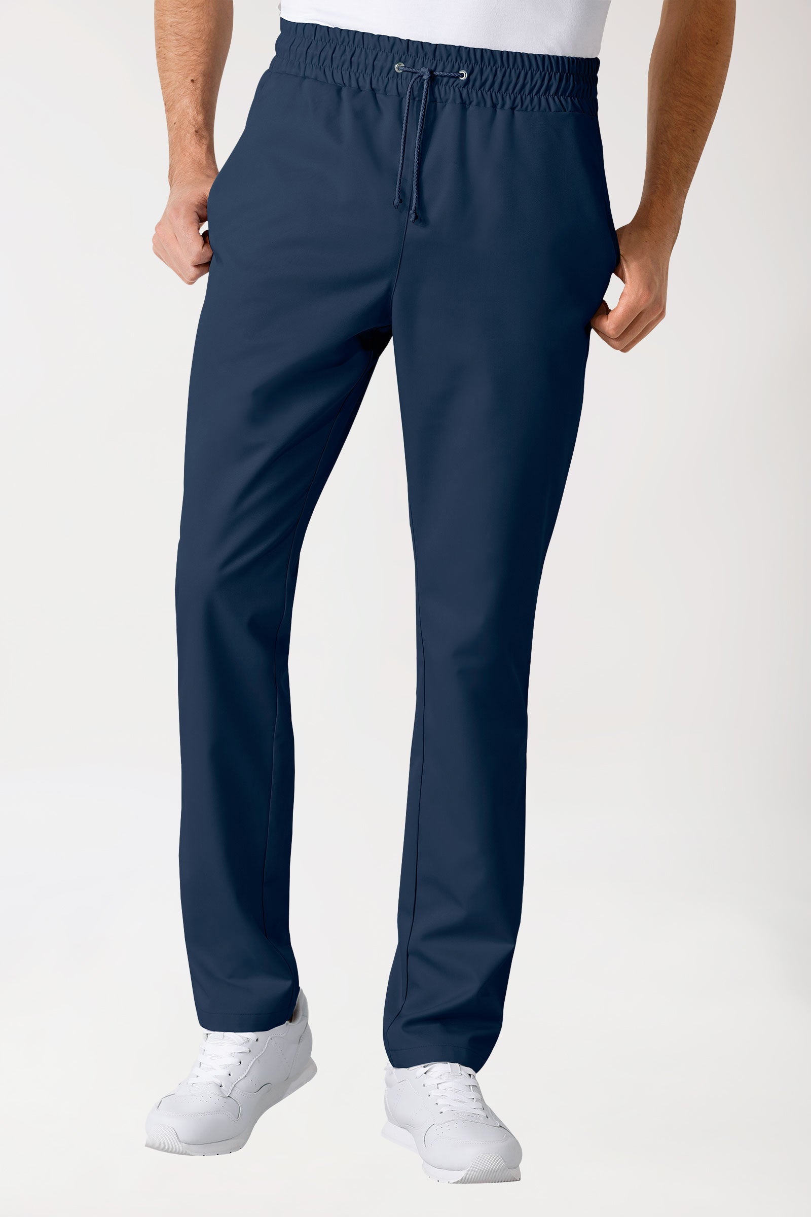 GREEN Hose Unisex - Gummibund navy, Vue de face 