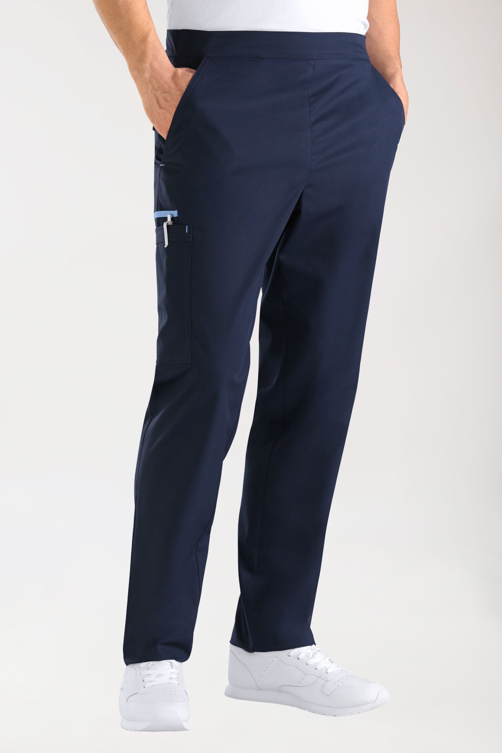 Hose Navy mit Himmelblau Unisex, Vue de face 