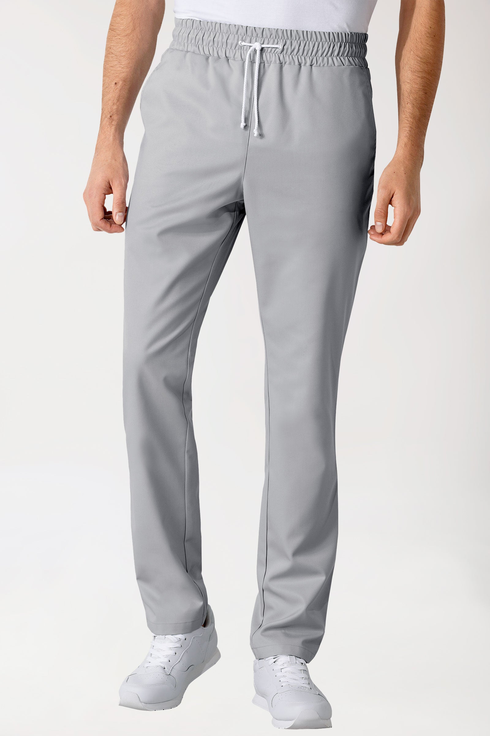 GREEN Hose Unisex - Gummibund perlgrau, Vue de face 