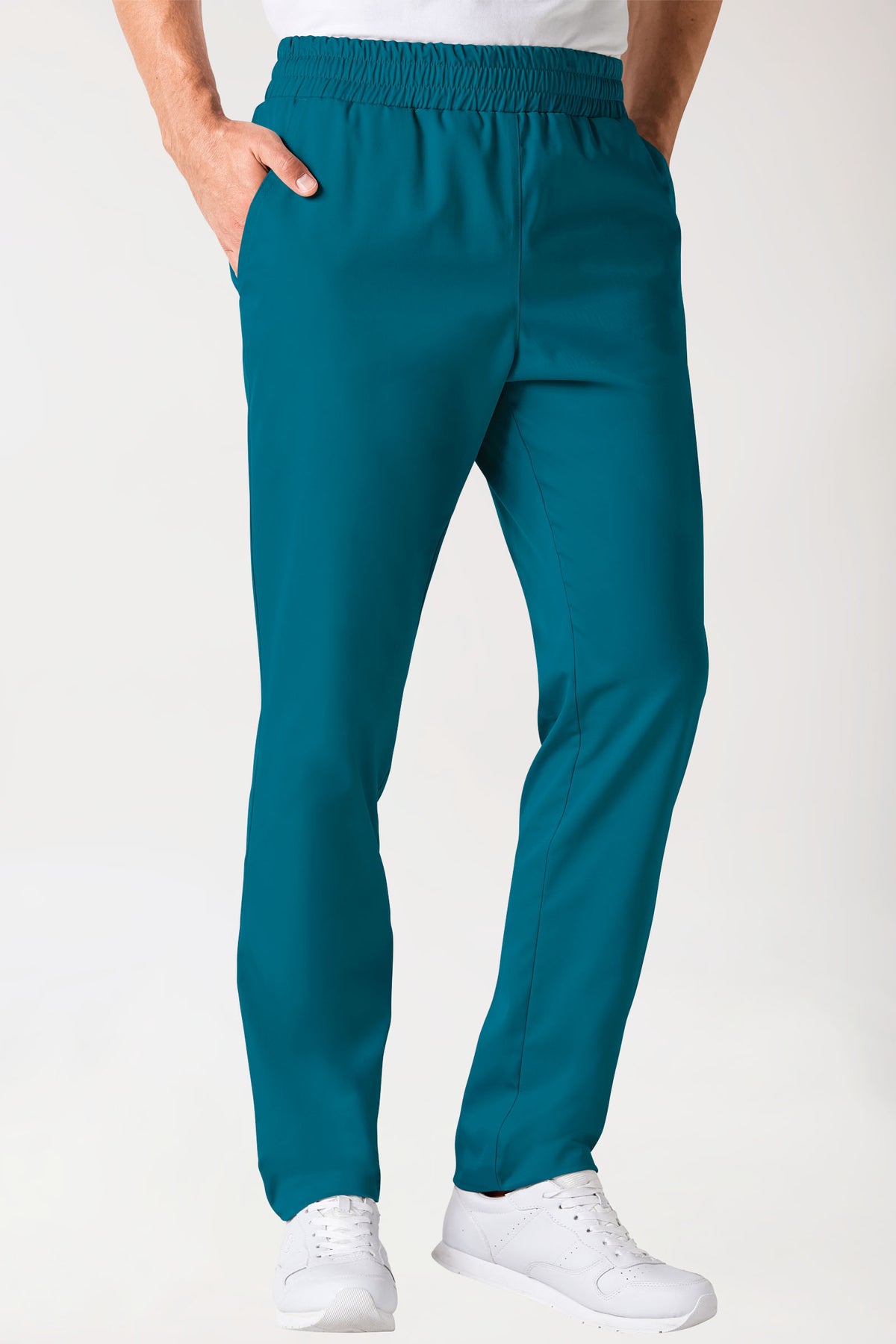 Hose Unisex - hoher Bund petrol, Vue de face 