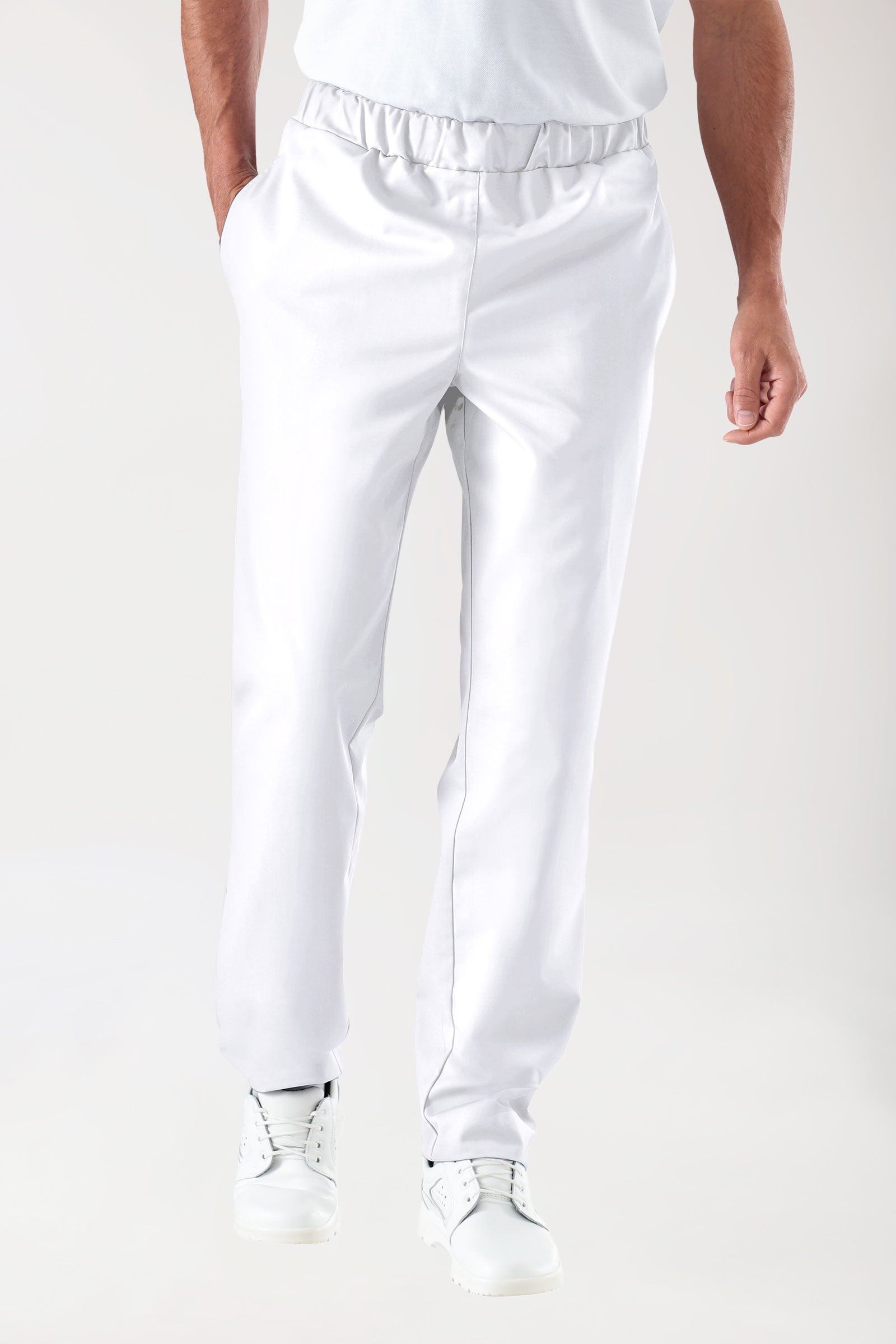 JUST STRONG Hose Unisex - Gummibund weiss