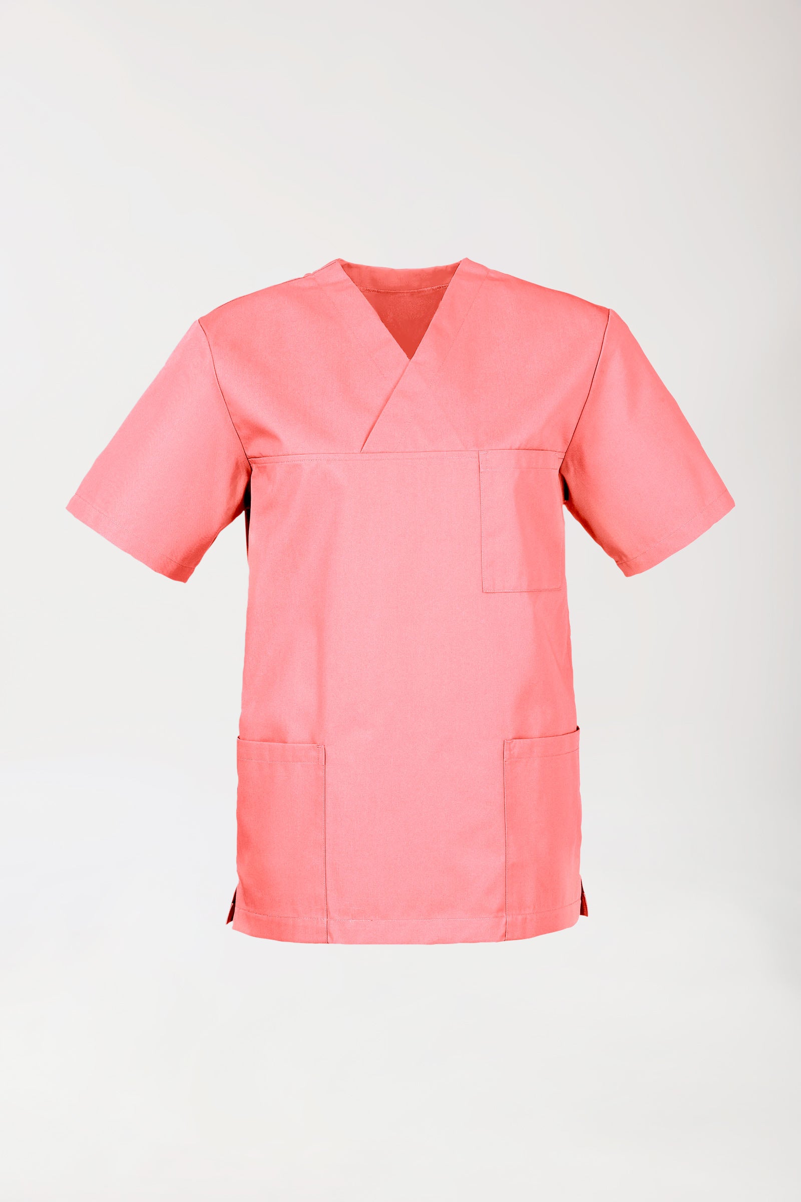 JUST STRONG Schlupfkasack Unisex - V-Ausschnitt pfirsichrosa, Vue de face 