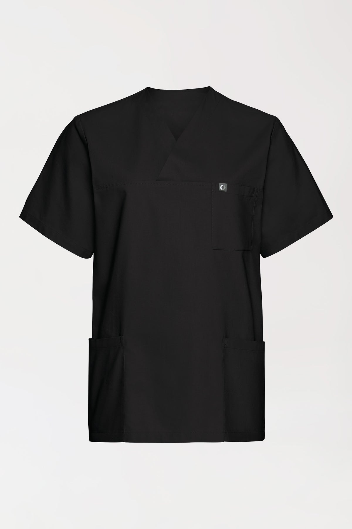 Baumwolle Schlupfkasack Unisex - Doppelpack schwarz, Vue de face 