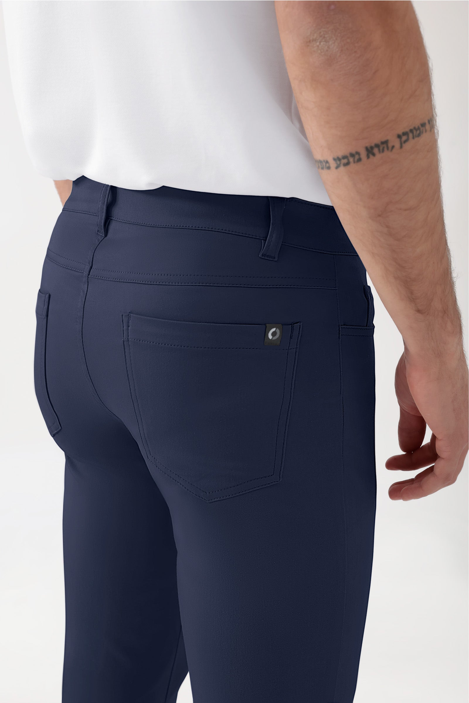 COMFY FLEX 5-Pocket Hose Herren - schlankes Bein navy
